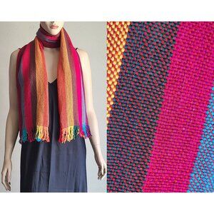 Textured Scarf w/ fringe